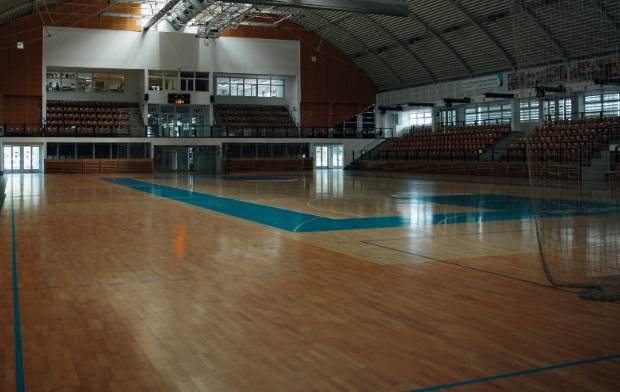 Imagen de cancha de basquet